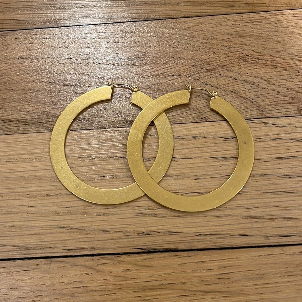 Gold Hoop Earrings